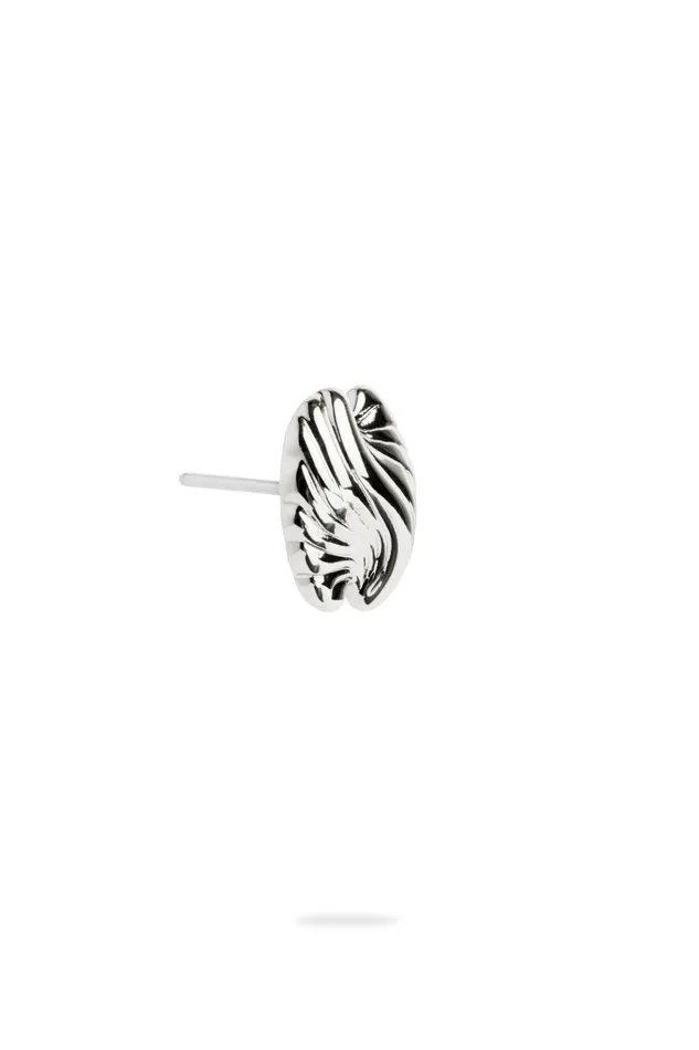 Aje Alina Mini Clamshell Earring Silver Women Jewellery