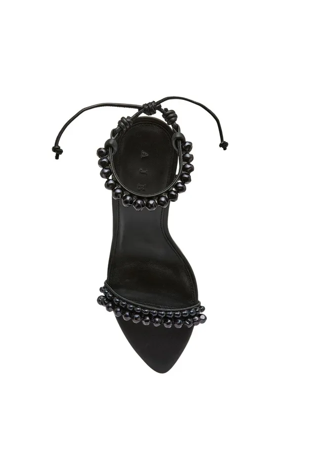 Aje Arinna Pearl Mid Heel Black Women Shoes