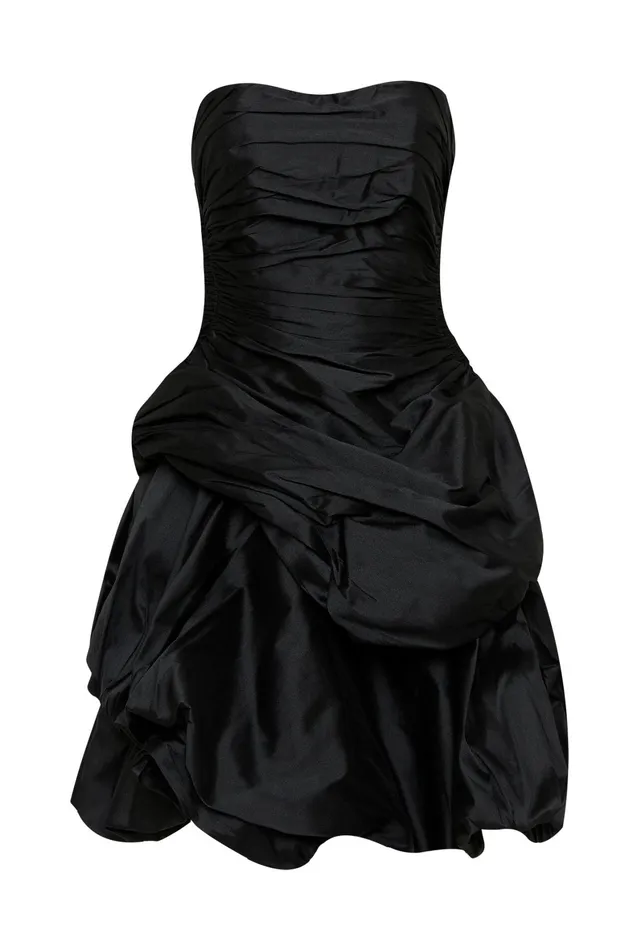 Aje Daybreak Strapless Mini Dress Black Women Dresses