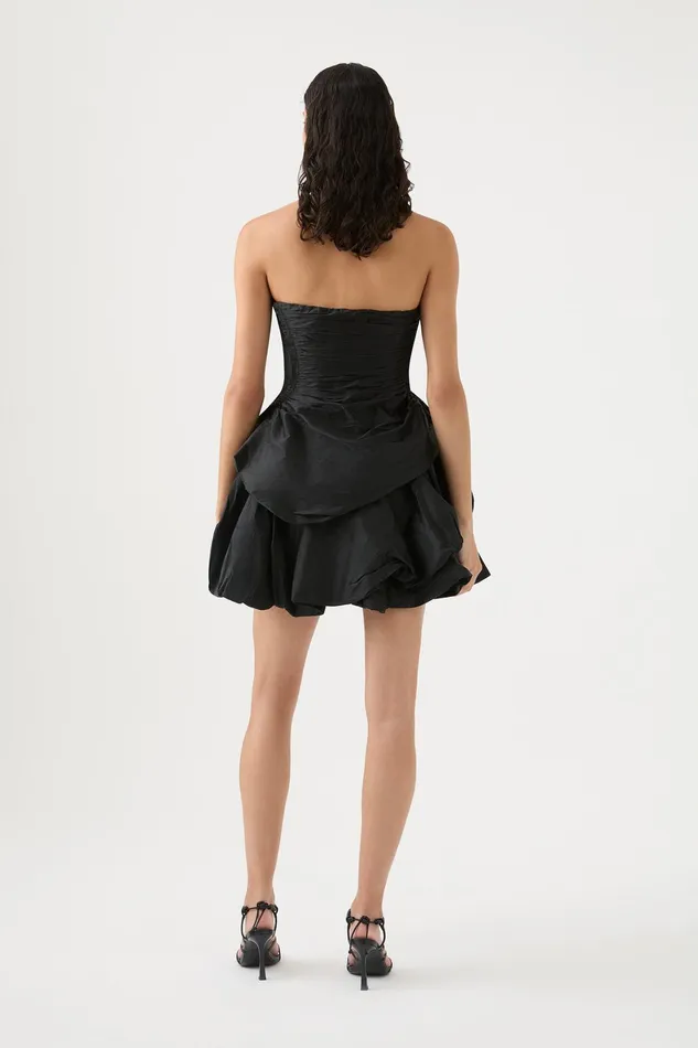 Aje Daybreak Strapless Mini Dress Black Women Dresses
