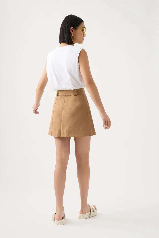 Aje Evie Tank White Women Tees