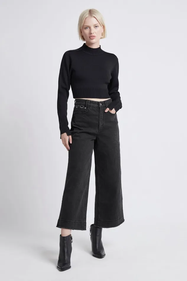 Aje Freedom Ankle Boot Black Women Shoes
