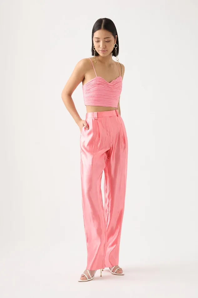Aje Gracious Pant Ballet Pink Women Pants