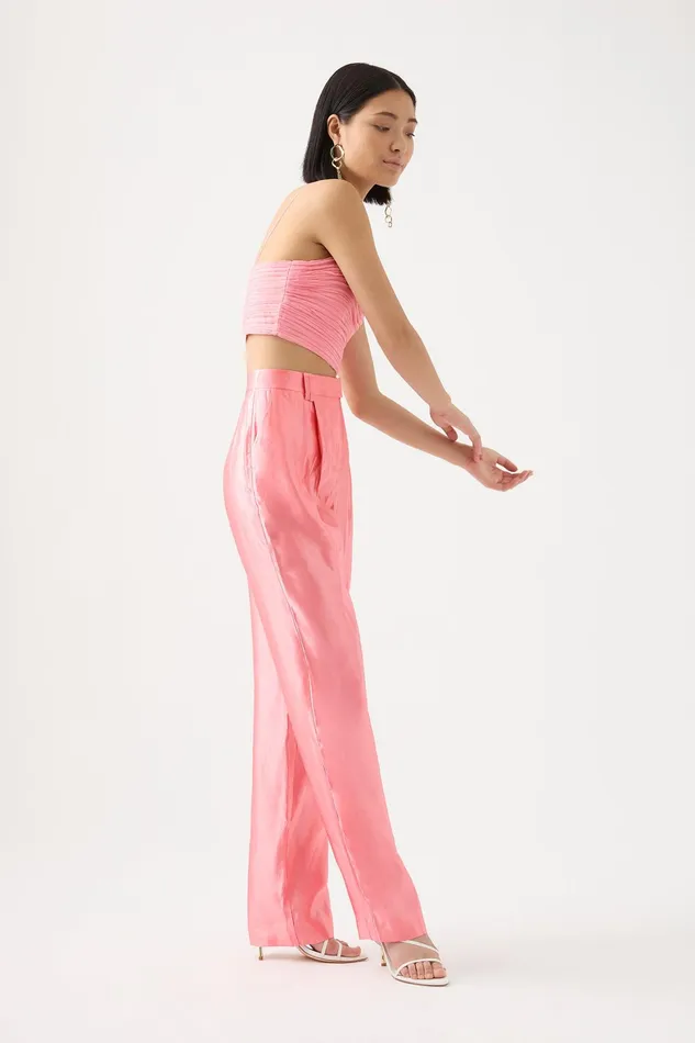 Aje Gracious Pant Ballet Pink Women Pants