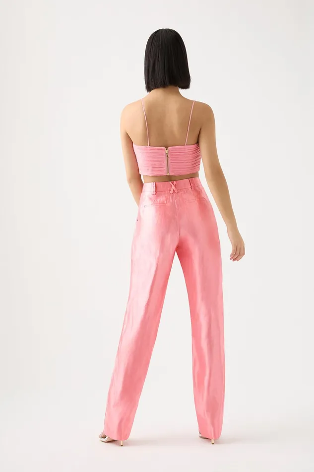 Aje Gracious Pant Ballet Pink Women Pants