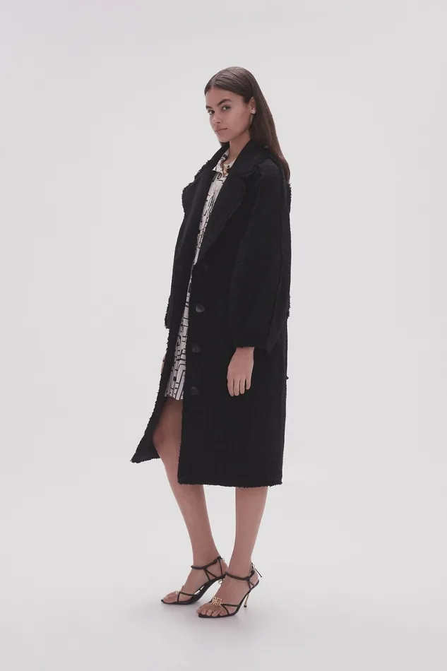 Aje Rebellion Coat Black Women Blazers Jackets and Coats