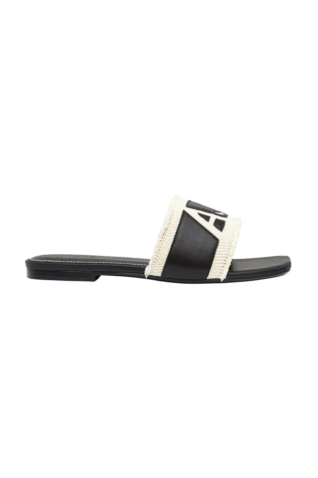 Aje Rio Logo Slide Black Women Shoes