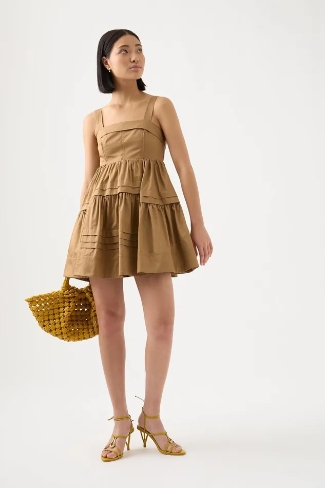 Aje Sight Bow Mini Dress Willow Women Dresses