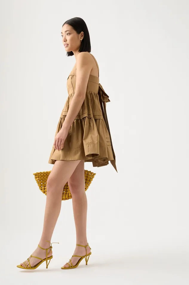 Aje Sight Bow Mini Dress Willow Women Dresses
