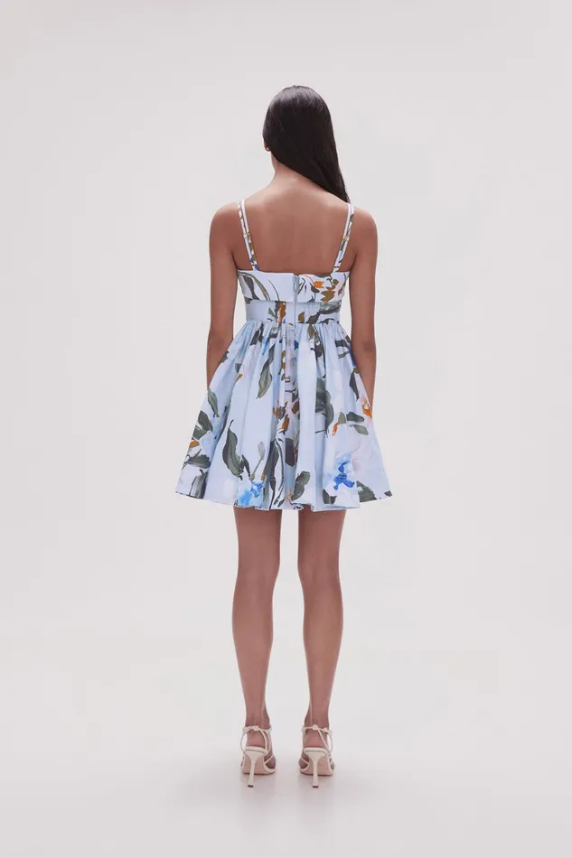 Aje Untamed Mini Dress Divine Orchid Women Dresses