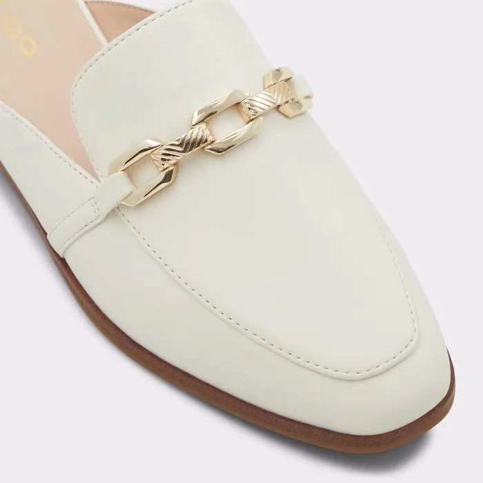 Alaeladar White Women ALDO Mule Shoes