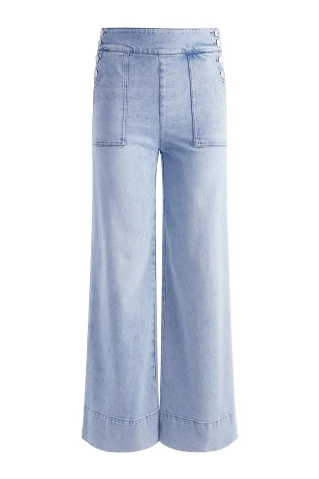 Alice Olivia Donald Jean Rockstar Blue Women Pants