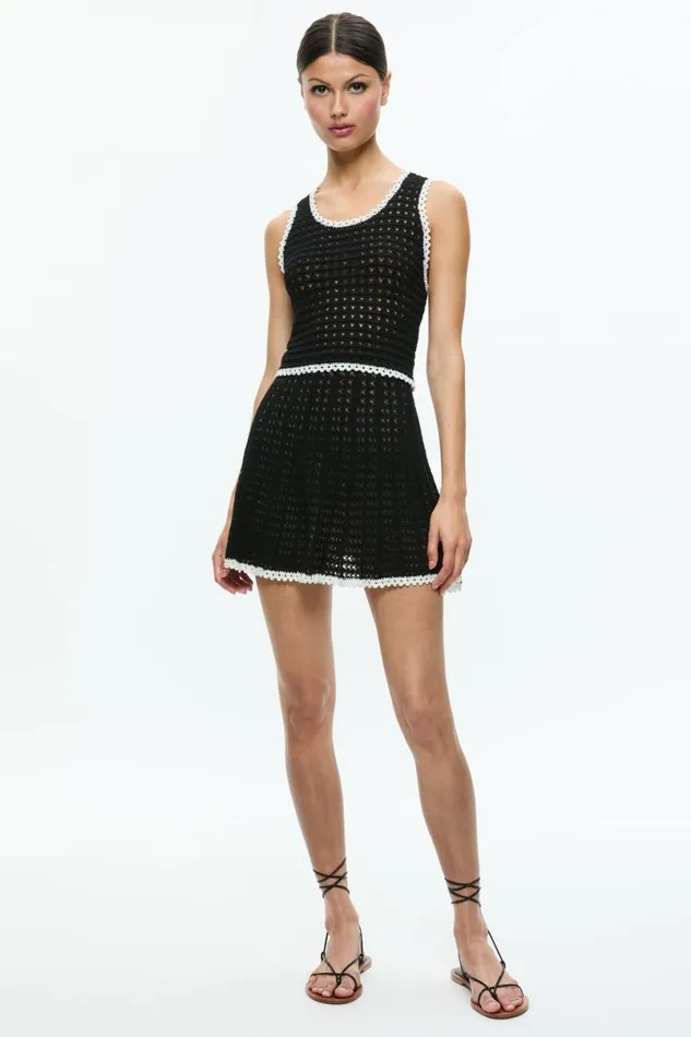 Alice Olivia Florrie Skirt Blackvanilla Women Skirts