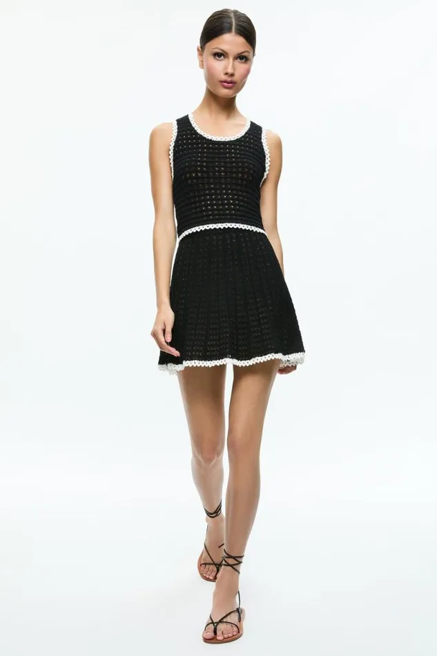 Alice Olivia Florrie Skirt Blackvanilla Women Skirts
