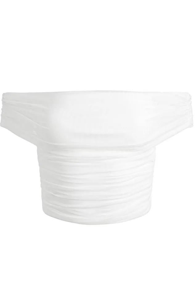 Alice Olivia Isadola Top Off White Women Tops