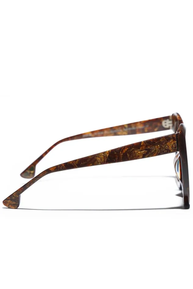 Alice Olivia Mercer Sunglasses Burlwood Women Accessories