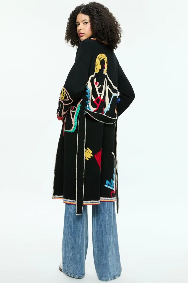 Alice Olivia Tom Wesselmann Astrid Cardigan Natural Beauty Women Sweaters