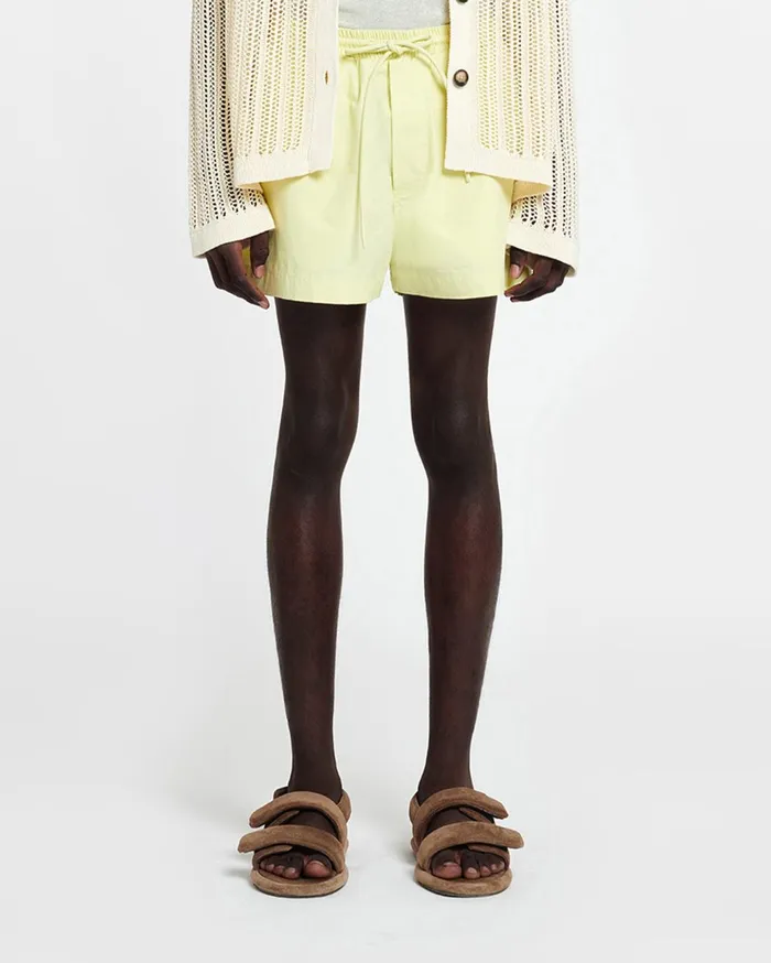Amil Poplin Short Lumen Men Nanushka Shorts