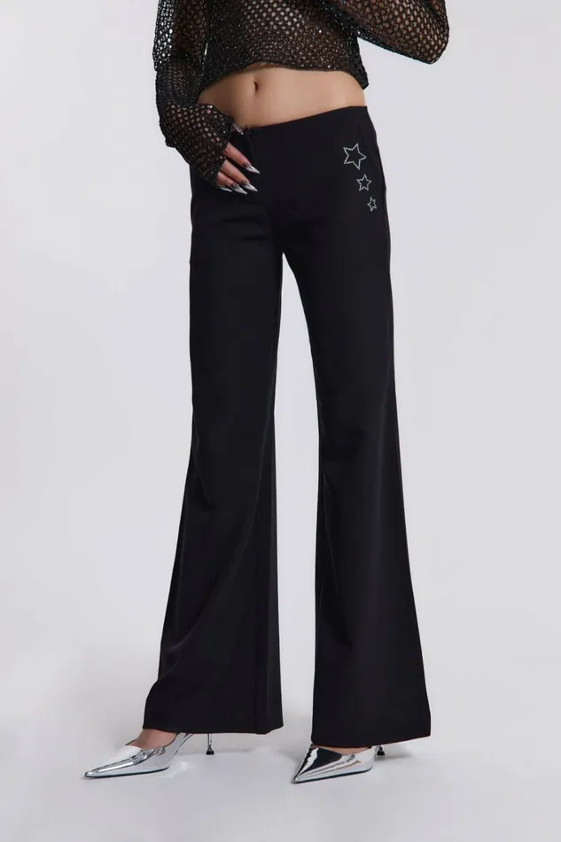 Anas Low Waist Trousers Black Women Jaded London Trousers