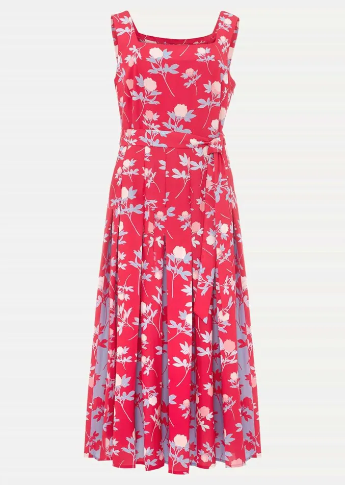 Antonella Print Fit And Flare Dress Lipstickpale Blue Women Phase Eight Dresses Antonella Print Fit And Flare Dress Lipstickpale Blue Women Phase Eight Dresses