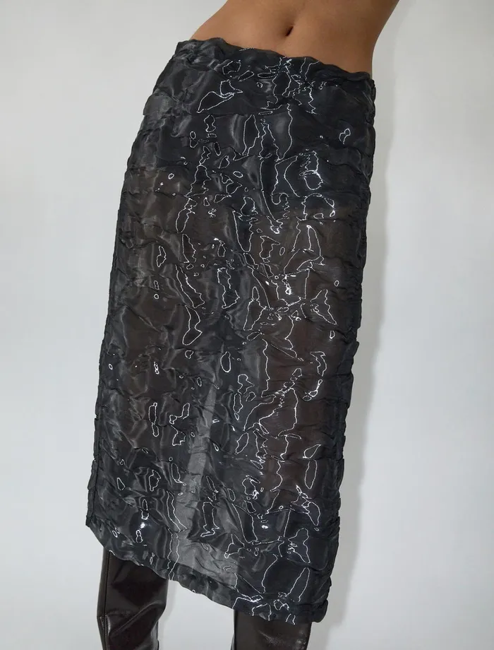 Aoi Dark Grey Women Paloma Wool Skirts
