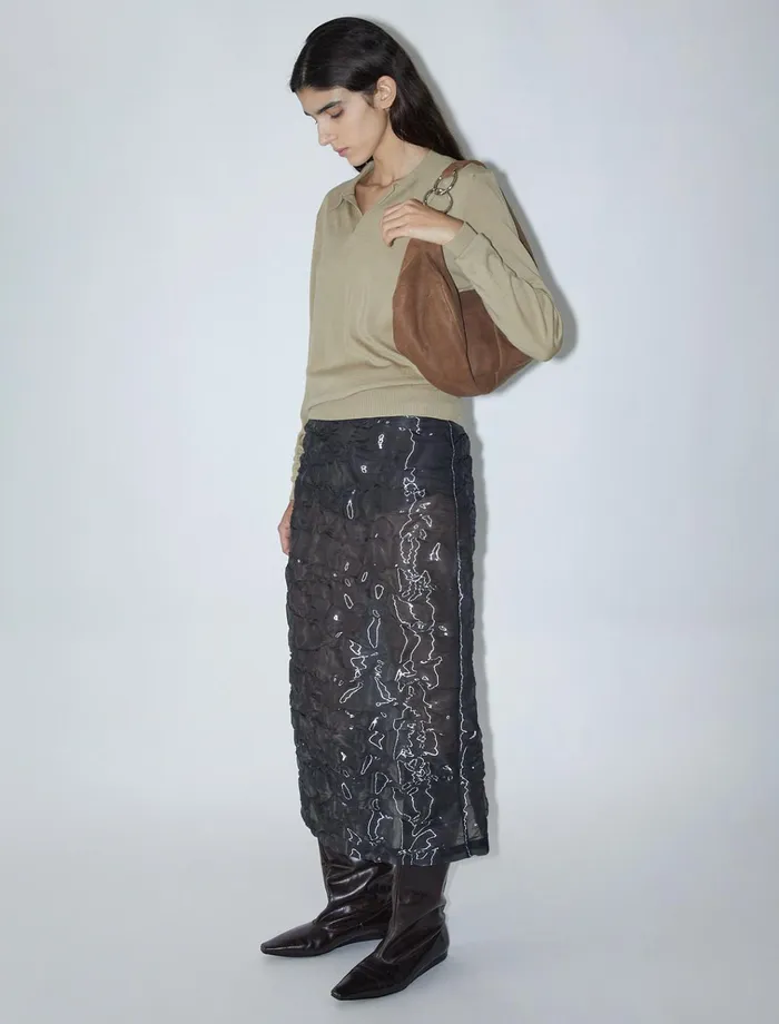 Aoi Dark Grey Women Paloma Wool Skirts