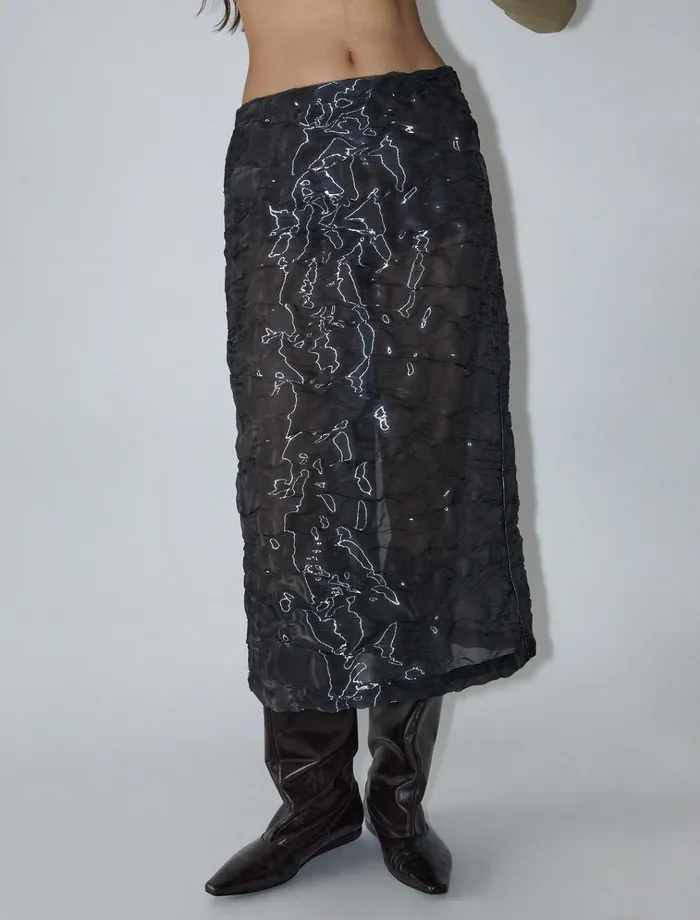 Aoi Dark Grey Women Paloma Wool Skirts