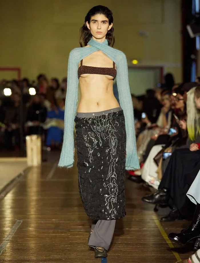 Aoi Dark Grey Women Paloma Wool Skirts