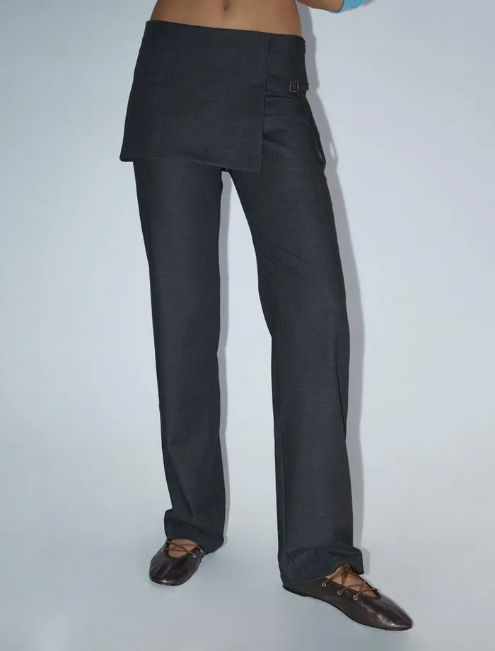 Archive Dark Grey Women Paloma Wool Trousers