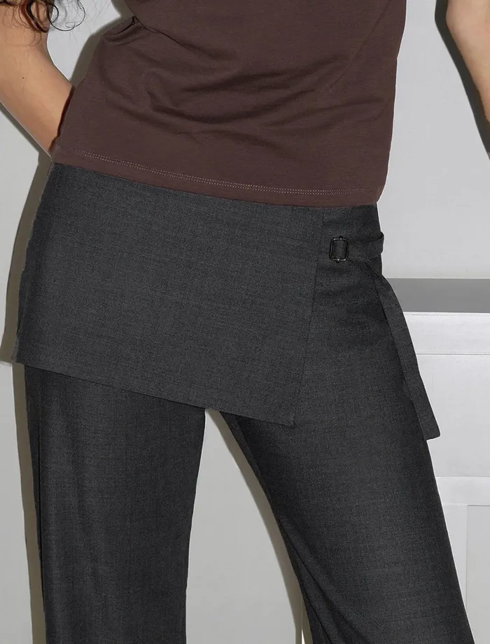 Archive Dark Grey Women Paloma Wool Trousers