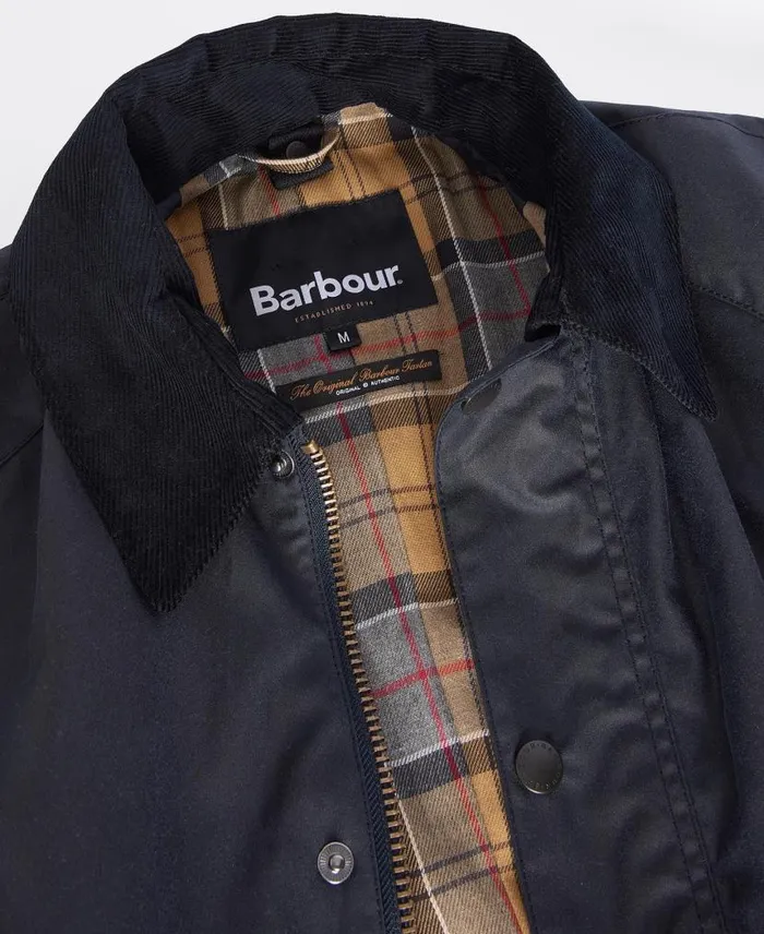 Ashby Waxed Jacket Bark Men Barbour Waxed Jackets
