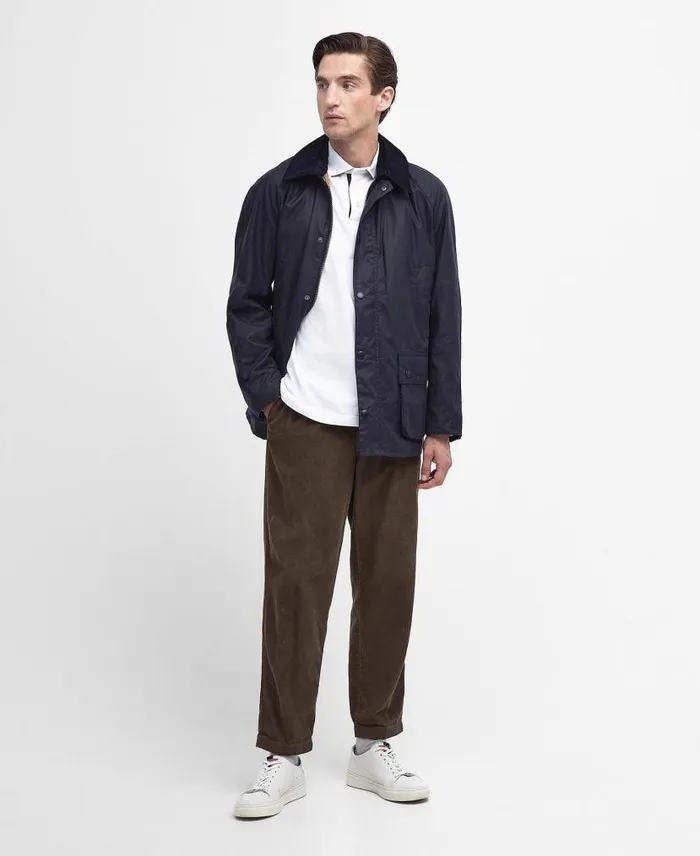 Ashby Waxed Jacket Bark Men Barbour Waxed Jackets