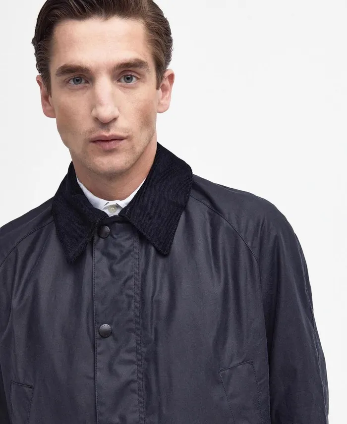 Ashby Waxed Jacket Bark Men Barbour Waxed Jackets