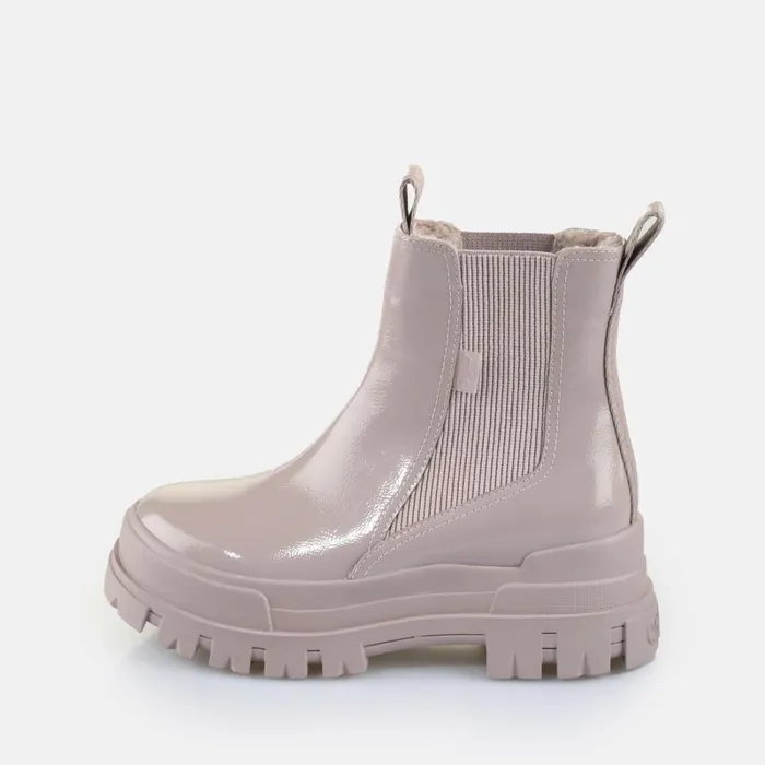 Aspha Chelsea Mid Warm Purple Buffalo Boots and AnkleBoots