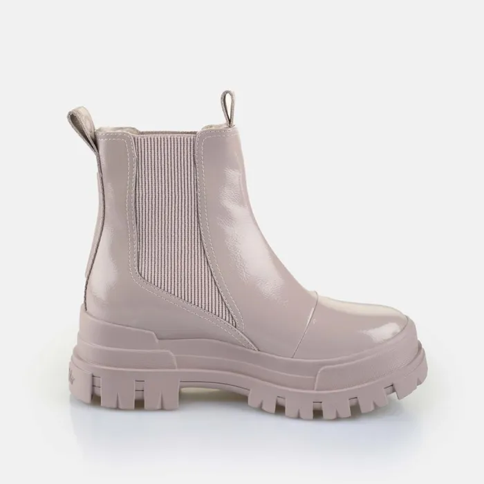 Aspha Chelsea Mid Warm Purple Buffalo Boots and AnkleBoots