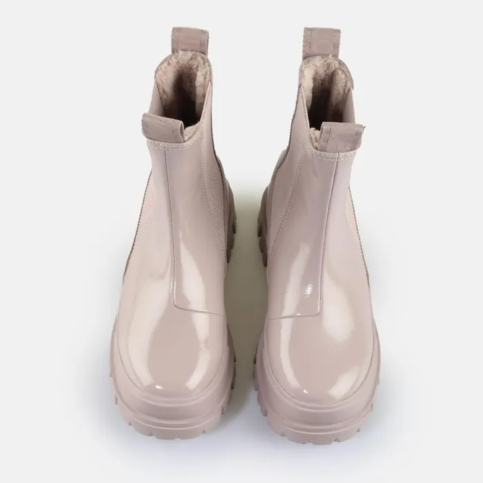 Aspha Chelsea Mid Warm Purple Buffalo Boots and AnkleBoots