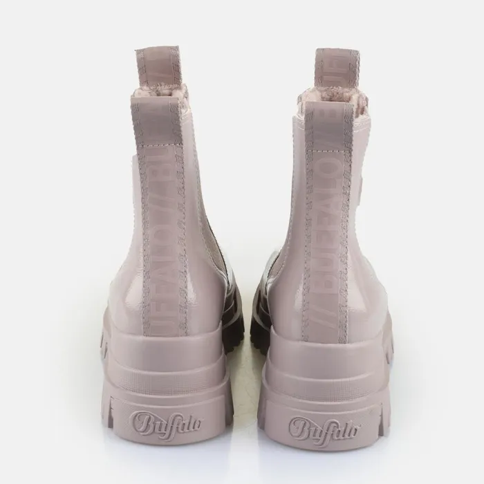 Aspha Chelsea Mid Warm Purple Buffalo Boots and AnkleBoots