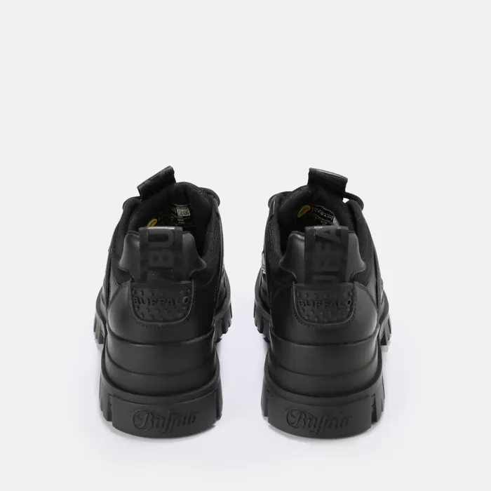 Aspha Hyb Black Buffalo Lace Up Shoes Aspha Hyb Black Buffalo Lace Up Shoes