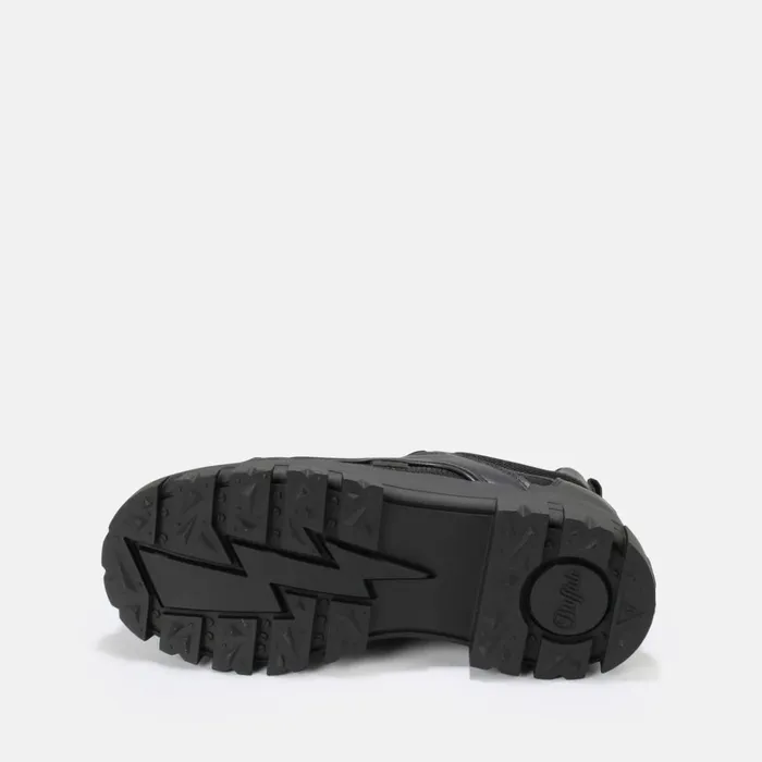 Aspha Hyb Black Buffalo Lace Up Shoes Aspha Hyb Black Buffalo Lace Up Shoes