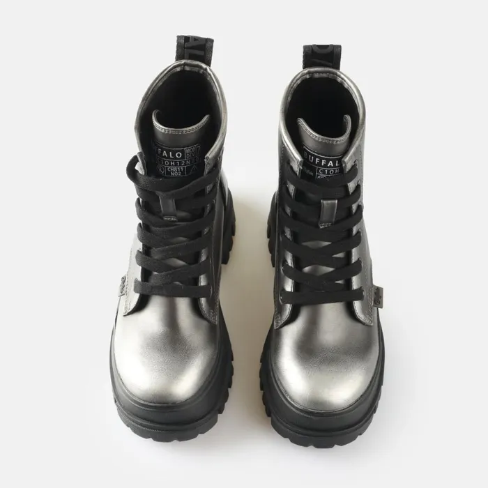 Aspha Rld Vntg Pewterblack Buffalo Boots and AnkleBoots