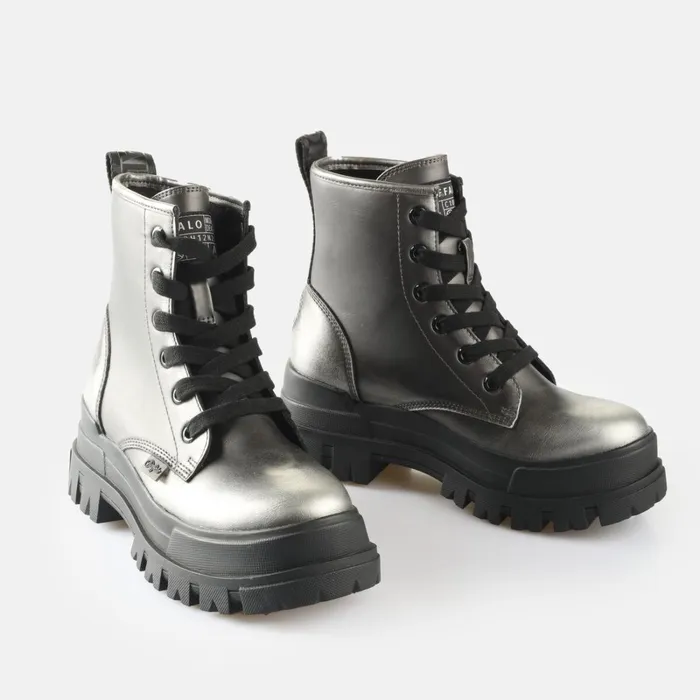 Aspha Rld Vntg Pewterblack Buffalo Boots and AnkleBoots