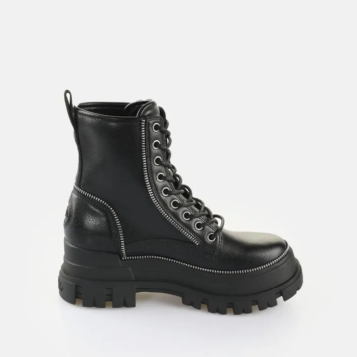 Aspha Rld Zip Black Buffalo Boots and AnkleBoots Aspha Rld Zip Black Buffalo Boots and AnkleBoots