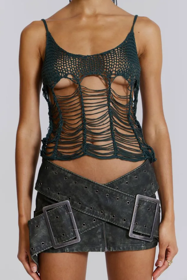 Assassin Micro Mini Skirt Black Women Jaded London Skirts