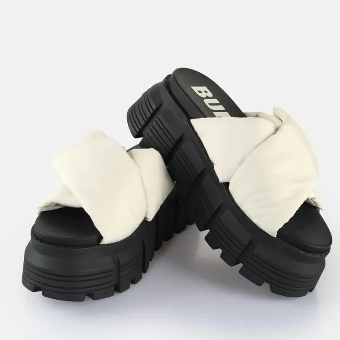 Ava Velcross Off White Buffalo Sandals and Slides Ava Velcross Off White Buffalo Sandals and Slides