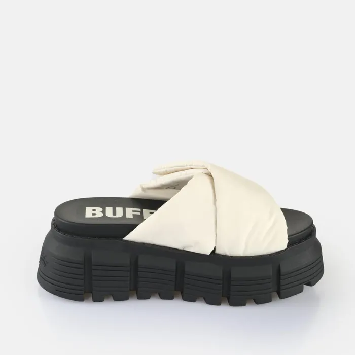 Ava Velcross Off White Buffalo Sandals and Slides Ava Velcross Off White Buffalo Sandals and Slides