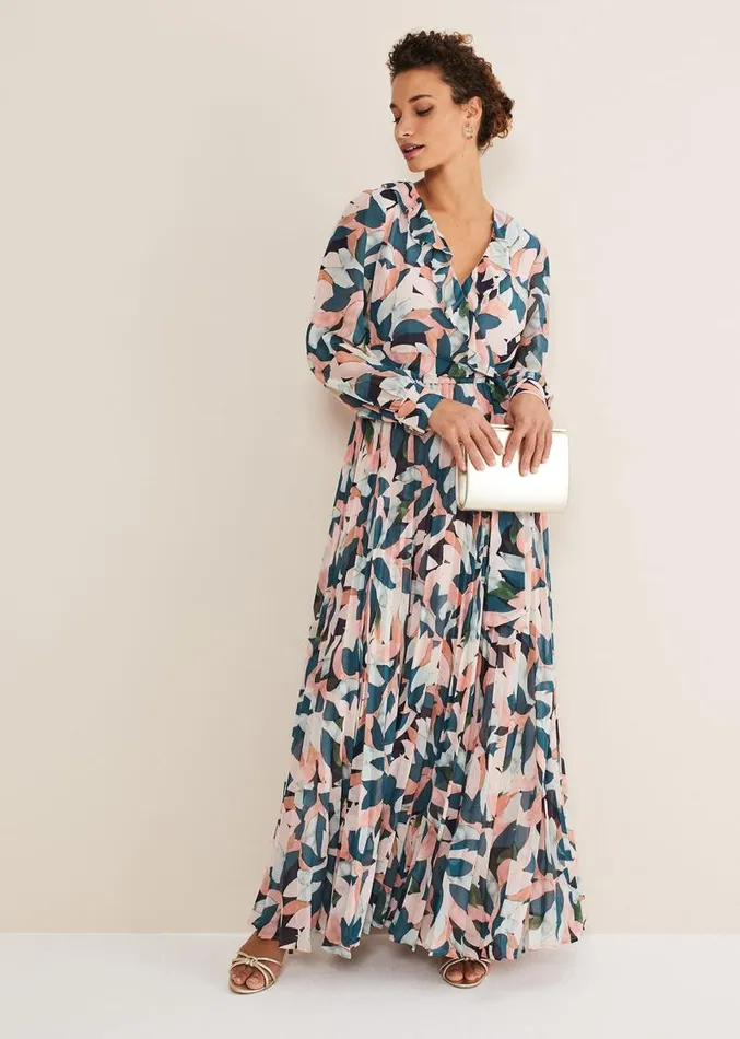 Averie Floral Maxi Dress Multicoloured Women Phase Eight Dresses