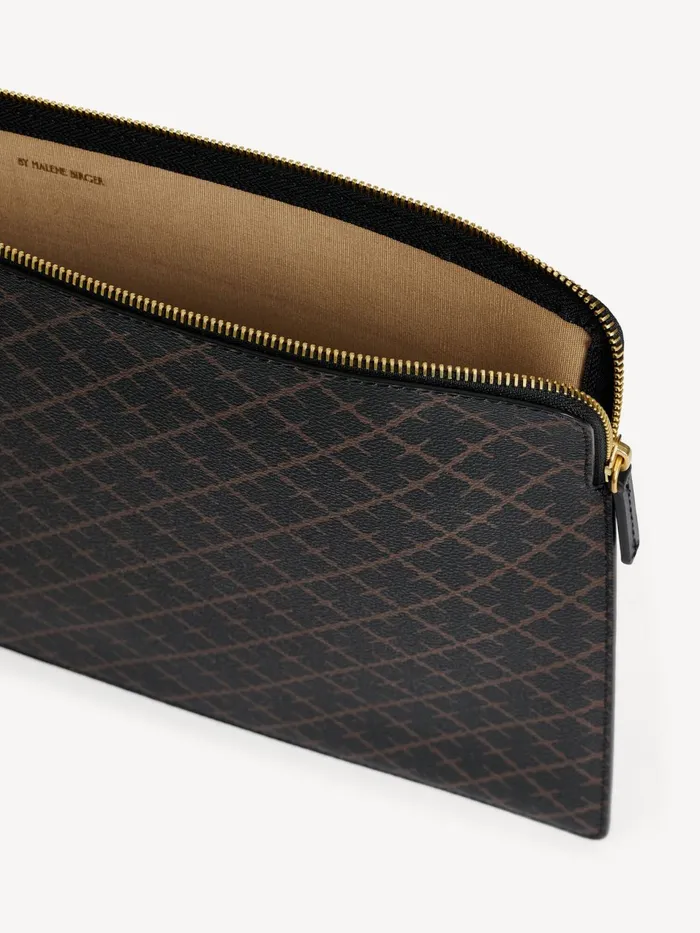 Bags Women By Malene Birger Ivy Laptop Case 16034 Dark Chokolate