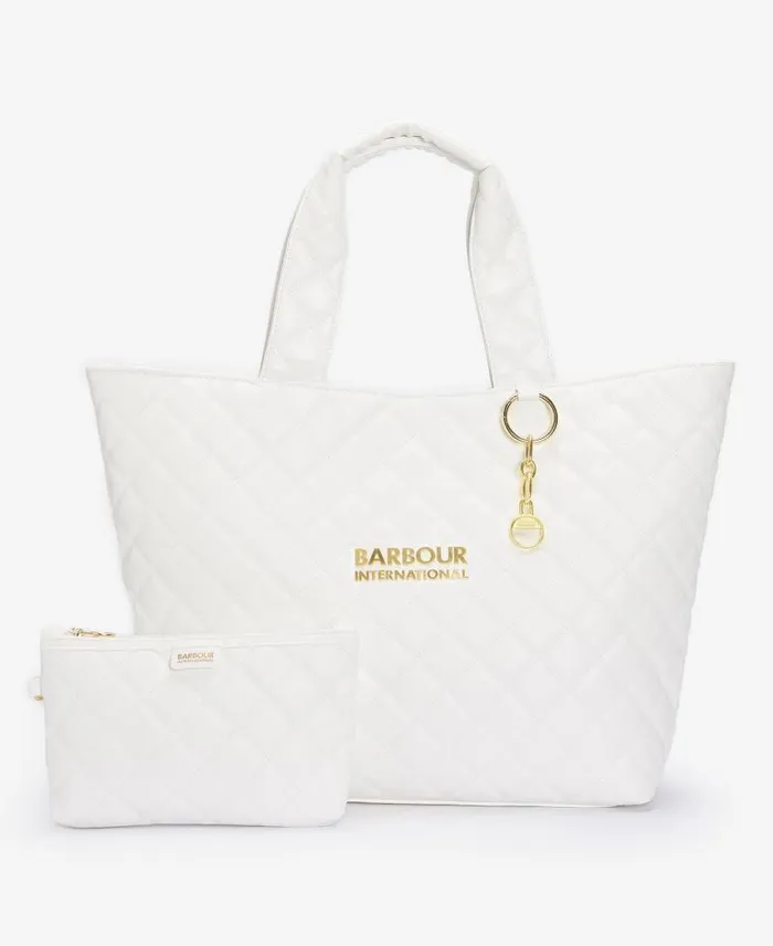 Battersea Tote Bag Camel Women Barbour Bags and Luggage