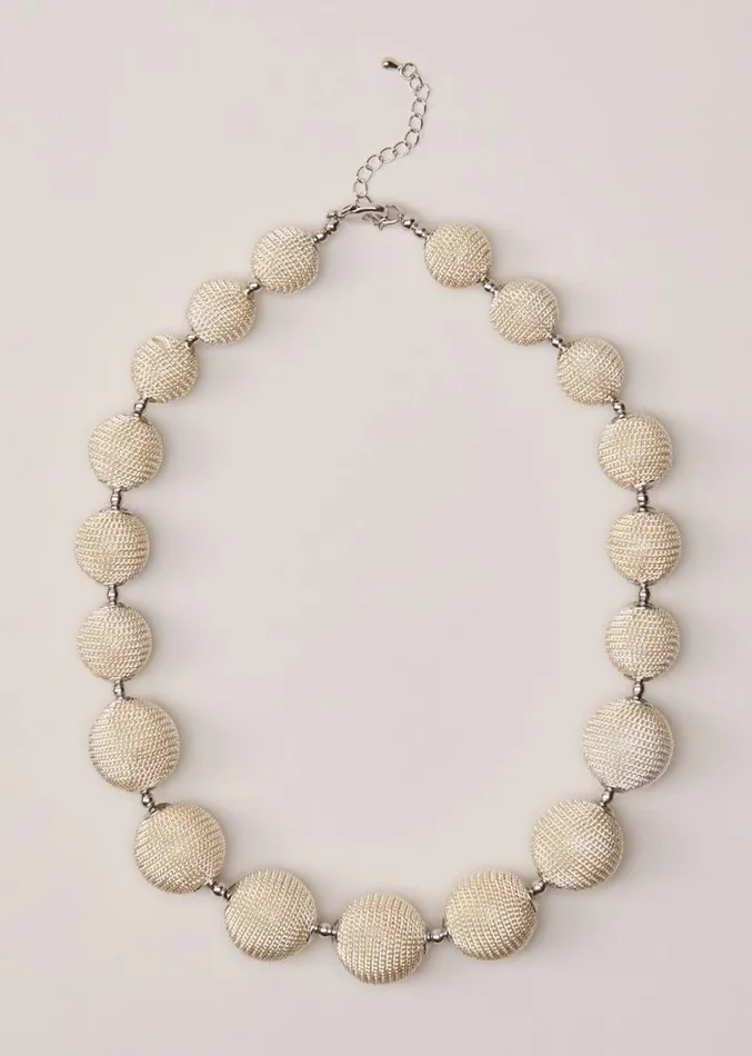 Beaded Necklace Silver Women Phase Eight Jewellery