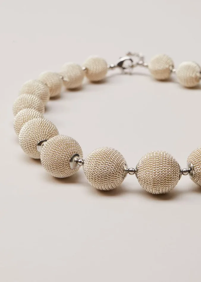 Beaded Necklace Silver Women Phase Eight Jewellery